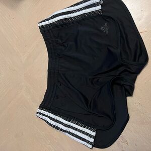 adidas Black and White Women's Shorts